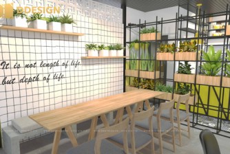 Thiết kế thi công hoàn thiện công trình quán cafe Gò Vấp